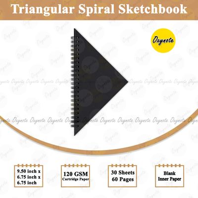 Triangular Spiral Sketchbook by OXYNOTE_img_0