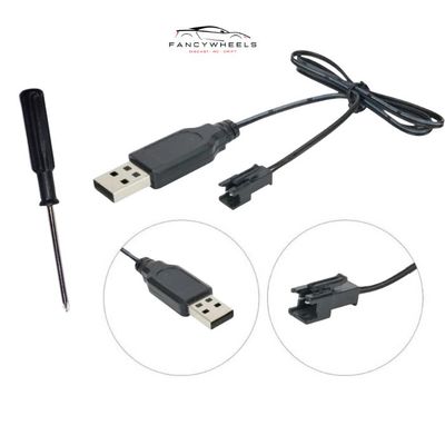 3.7V battery charging cable charger for RC cars with a mini screw driver_img_0