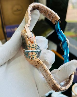 Audemars Piguet AP Rose Gold Chocolate Quartz Movement Watch (AA Grade)_img_1