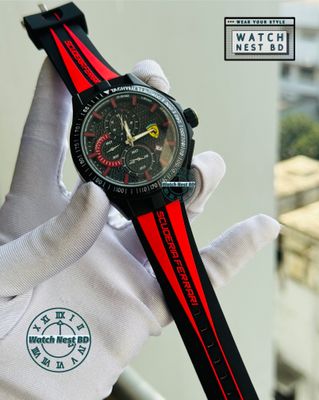 Ferrari Red Chronograph Watch (AA Grade!)_img_0