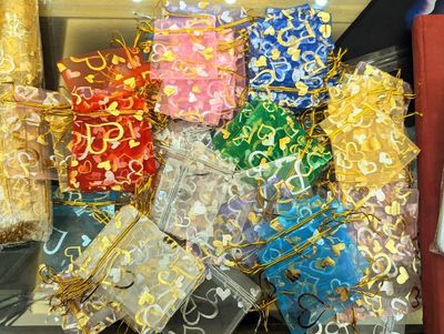 Premium Organza Mini Gift Pouch Bag 9*12 cm (3.5x4.72inc)_img_9