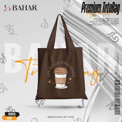Life begins after coffee Tote Bag_img_5