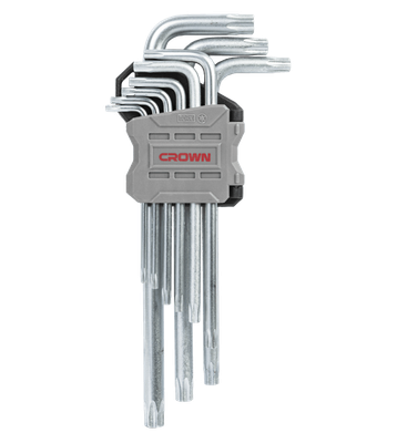 CROWN Professional 9pcs Short Torx Key Set ( Short | Long | Extra Long ), CR-V, Torx; CPHOK-TMAX09_img_4
