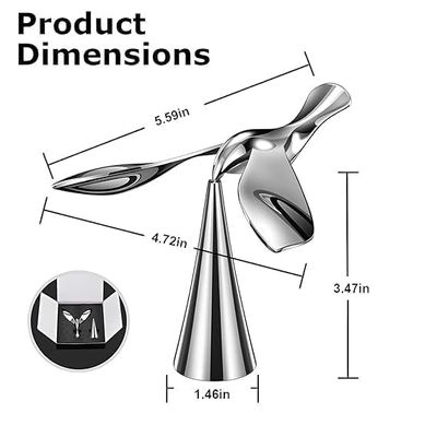 Anti-Gravity Balancing Bird Eiffel Tower Statue | Alloy Balance Toy for Home & Office Decor_img_1