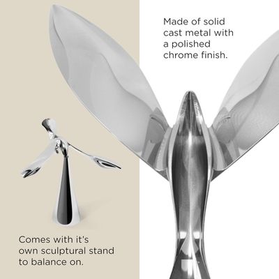 Anti-Gravity Balancing Bird Eiffel Tower Statue | Alloy Balance Toy for Home & Office Decor_img_8
