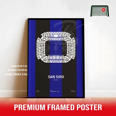 San Siro Legacy – Illustrated Tribute to Inter Milan’s Historic Home