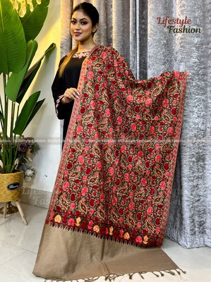 প্রিমিয়াম কোয়ালিটি অরজিনাল কাশ্মীরি শাল (LF-SAWAL-01)_img_0