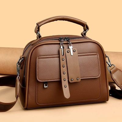 High end ladies' handbag multi-layer large capacity commuting bag_img_1