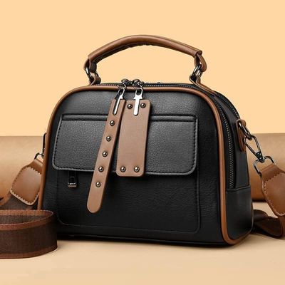 High end ladies' handbag multi-layer large capacity commuting bag_img_2