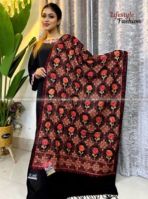 প্রিমিয়াম কোয়ালিটি অরজিনাল কাশ্মীরি শাল (LF-SAWAL-02)_img_0