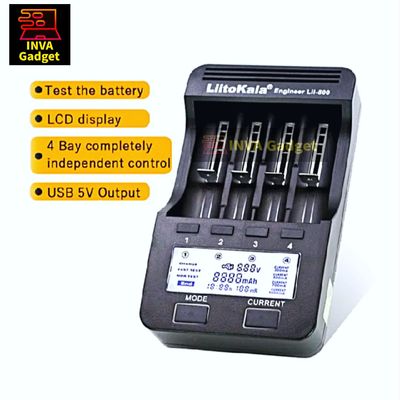 Liitokala Lii-500 4 Slot Smart Battery Charger for 18650 26650 AA AAA battery_img_0