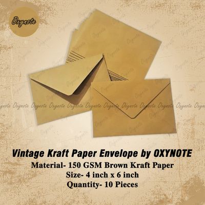 Vintage Kraft Paper Envelope by OXYNOTE_img_6