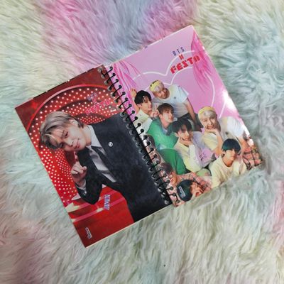 Small Notebook-Pink Festa OT7 & Jimin Red_img_0