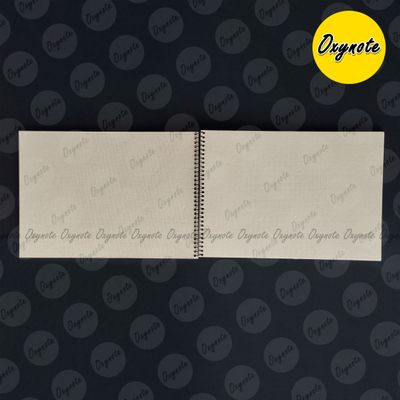 Canvas Pad by OXYNOTE - 300 GSM Handmade Paper - 10 inch x 7 inch - 30 Pages - 15 Sheets_img_4