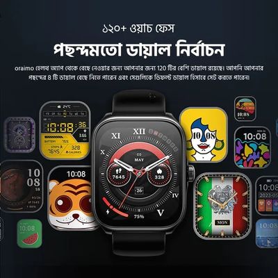 Oraimo Watch Nova AM AMOLED Screen Curved Cover Smart Watch_img_7