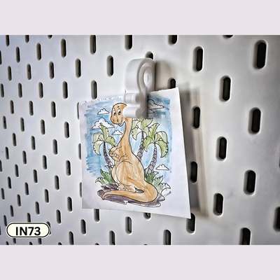 Quick-Lock Pegboard Clip — Lever-Clamp Note & Photo Holder | InDecorBD_img_1