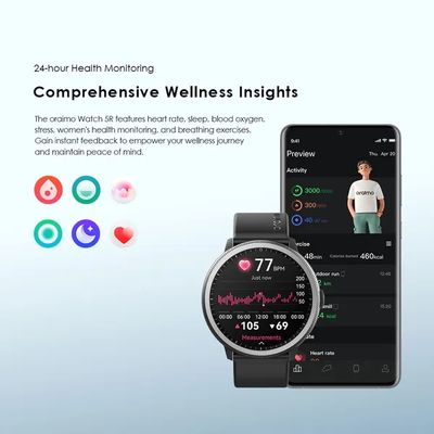 Oraimo Watch 5R 1.43'' Amoled IP68 Smart Watch_img_4