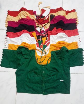 হাবুকা ঘটি হাতা ব্লাউজ/Habuka short sleeve blouse for women's and grals._img_0