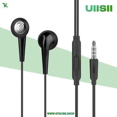 UiiSii U6 3.5mm Headphone With Mic (Black)_img_0