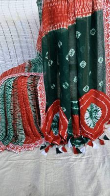 লাল সবুজ শিবুড়ি শাড়ি (LF-SS-927)_img_1