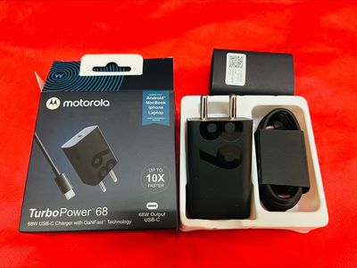 Motorola 68W Charger Turbo 68W With Cable Type C To C_img_1
