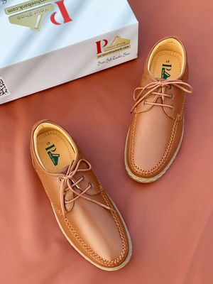 Tan Lace Casual Shoe_img_1