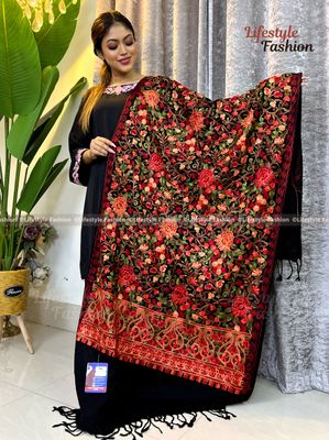 প্রিমিয়াম কোয়ালিটি অরজিনাল কাশ্মীরি শাল (LF-SAWAL-05)_img_0
