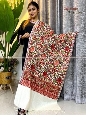 প্রিমিয়াম কোয়ালিটি অরজিনাল কাশ্মীরি শাল (LF-SAWAL-06)_img_0