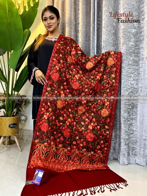 প্রিমিয়াম কোয়ালিটি অরজিনাল কাশ্মীরি শাল (LF-SAWAL-09)_img_0