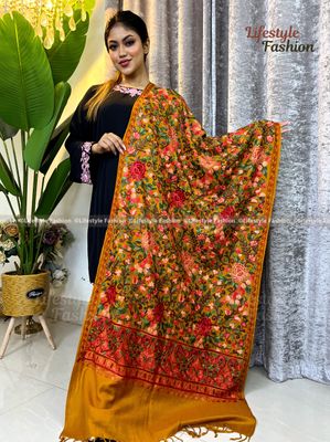 প্রিমিয়াম কোয়ালিটি অরজিনাল কাশ্মীরি শাল (LF-SAWAL-10)_img_0