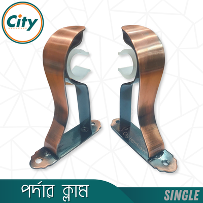 ১ জোড়া (২ পিস) অ্যান্টিক পলিশ করা সিংগেল পর্দার পাইপ হোল্ডার সাইড ক্লাম্প ১ ইঞ্চি পাইপের জন্য_img_2