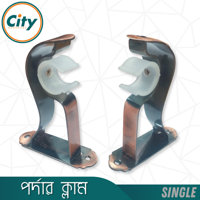 ১ জোড়া (২ পিস) অ্যান্টিক পলিশ করা সিংগেল পর্দার পাইপ হোল্ডার সাইড ক্লাম্প ১ ইঞ্চি পাইপের জন্য_img_3