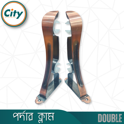 ১ জোড়া (২ পিস) অ্যান্টিক পালিশ করা ডাবল পর্দার পাইপ হোল্ডার সাইড ক্লাম্প ১ ইঞ্চি পাইপের জন্য_img_2