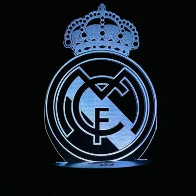 GearUP Acrylic Multicolor Night Lamp Real Madrid FC – White_img_0