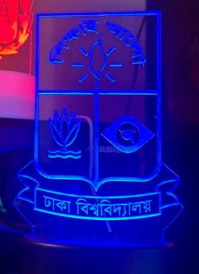 GearUP Acrylic Multicolor Night Lamp White (DU Logo)_img_0