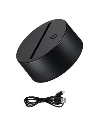 GearUP Acrylic Night Lamp (Only Base)- Black_img_2