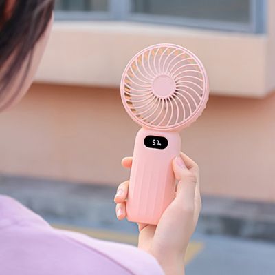 new USB mini Qinfeng handheld charging large capacity portable brushless small fan._img_0