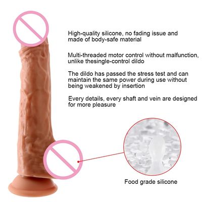 Electric Remote Telescopic Big Penis Vibrator Super Realistic Dildo 360° Rotation Clit G Spot Massage Sex Toy Machines for Women_img_4