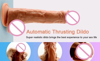 Electric Remote Telescopic Big Penis Vibrator Super Realistic Dildo 360° Rotation Clit G Spot Massage Sex Toy Machines for Women_img_5
