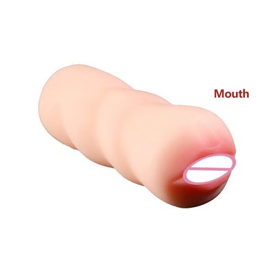 Three Designs Soft Skin Feeling Rubber Vagina Pocket Adult Oral Sex Products Male Masturbation Toys Blow Job Sex Toys For Men_img_2