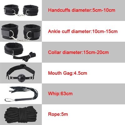 Sexy Leather for Couples Exotic Accessories BDSM Kits Plush Sex Bondage Set Handcuffs Sex Games Whip Gag Nipple Clamps Sex Toys_img_3