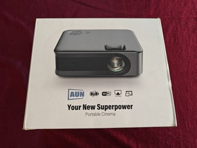 New MINI Projector AUN A30C WIFI Portable Home Theater Cinema Beamer Smart TV Sync Android Phone LED Projectors for 4k Movie_img_1