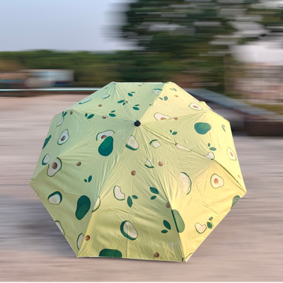Fully automatic umbrella ultraviolet sunshade umbrella sunny rain dual-use folding umbrella_img_1