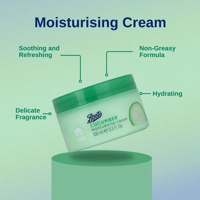 Boots Cucumber Moisturizing Cream 100 ml | Boots Moisturizing Cream_img_1