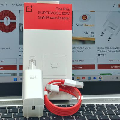 OnePlus 80W Warp Charge Adapter With Cable(Original Quality)_img_3