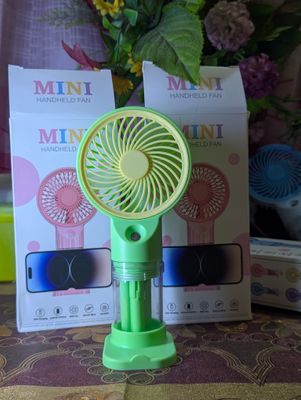 Handheld Fan Misting Fan | Portable Misting Fan,Battery Operated Rechargeable Three Wind Speed Mini Mister Fan with Water Spray For Indoor & Outdoor,campaign_img_2