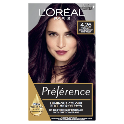 Loreal Preference Hair Color 4.26 - Pure Burgundy Cool Violet_img_0