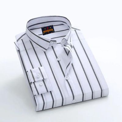 Men's long sleeve stripe / print shirt_img_0