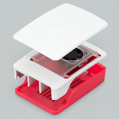 Raspberry Pi 5 Official Case with Fan (Red)_img_0