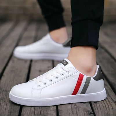 Red-White Luxe Stride Sneakers (WR)_img_2